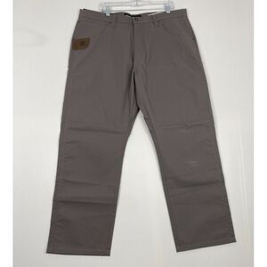 Wrangler Riggs Illuminate Reflective Ripstop Men Gray Work Pants Size 40X30 NEW‎